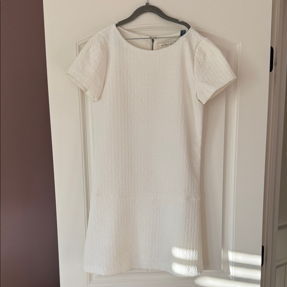 Alice + Olivia White Mini Dress